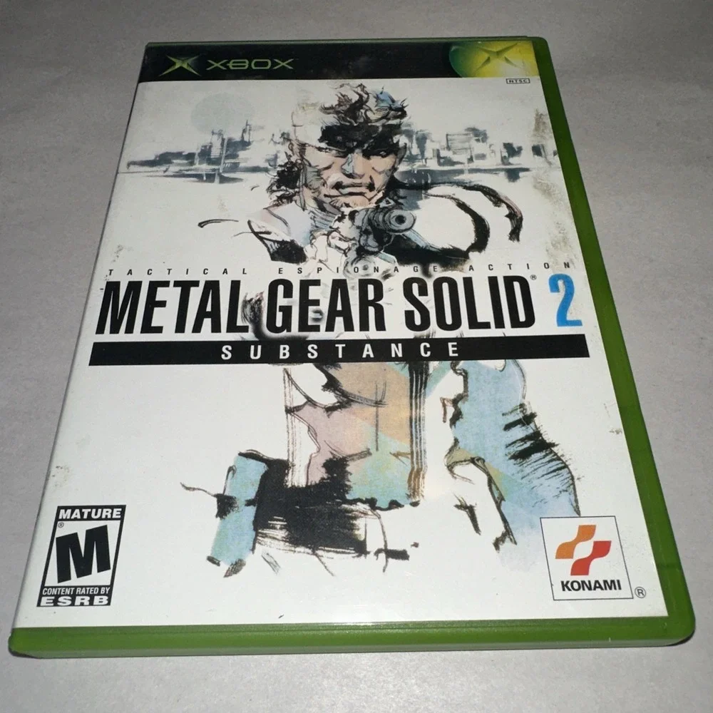 Metal Gear Solid 2: Substance (Microsoft Xbox, 2002) Complete CIB W/ Manual